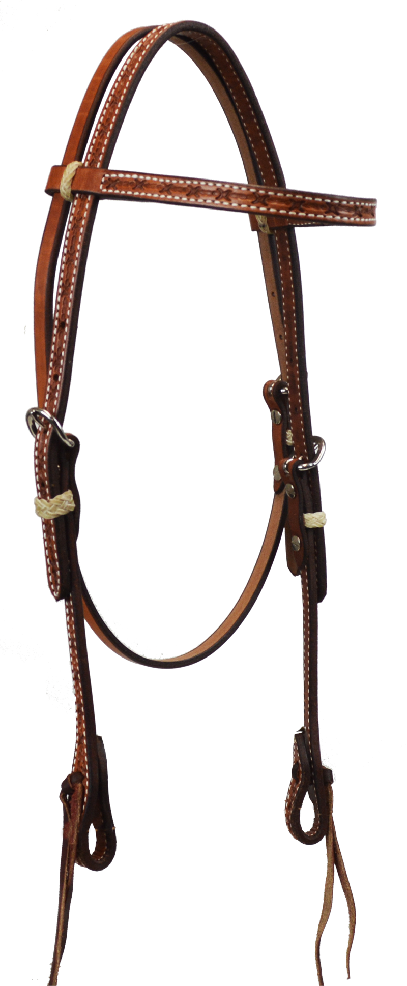 BARBWIRE BROW BAND HEADSTALL bridle
