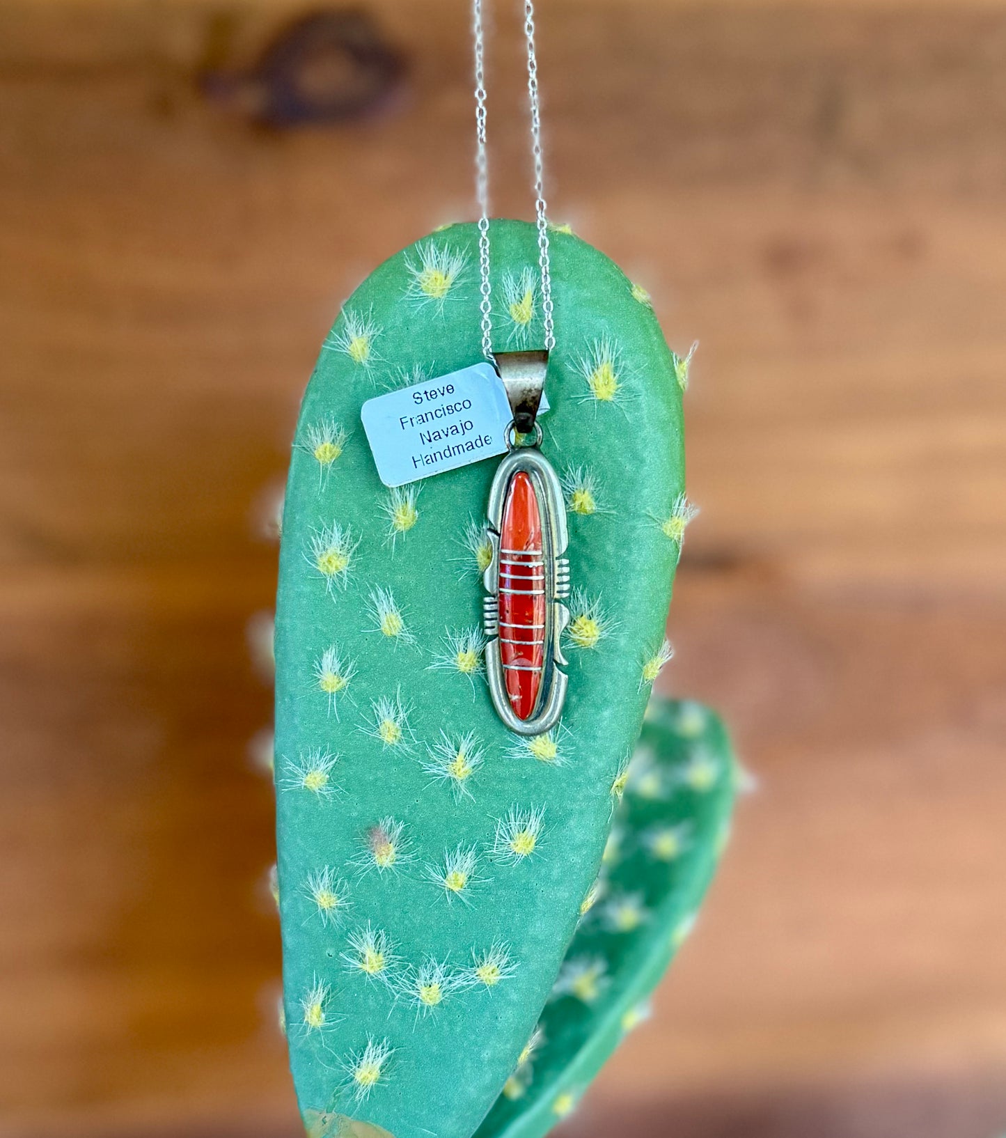 Navajo handmade pendent by Steve Francisco