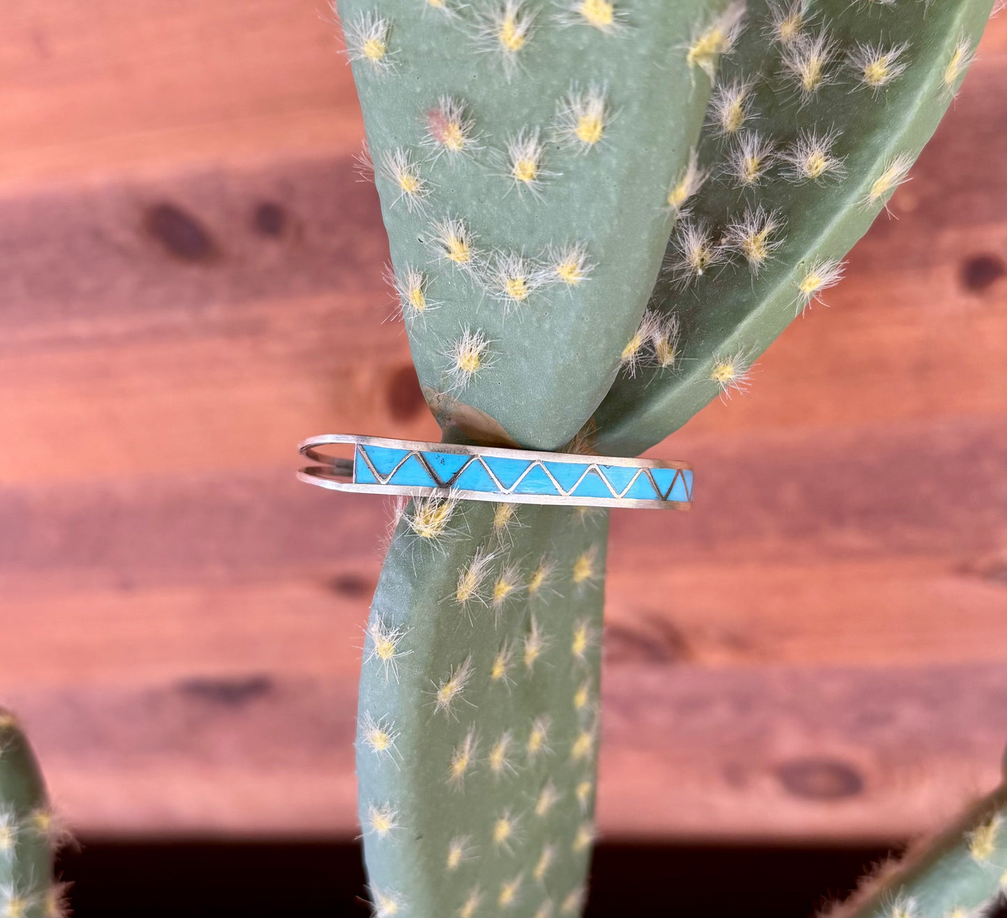 Navajo handmade cuff by Roger Morgan