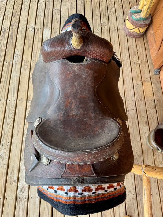 Calvin Allen Cutting Saddle Used Saddle