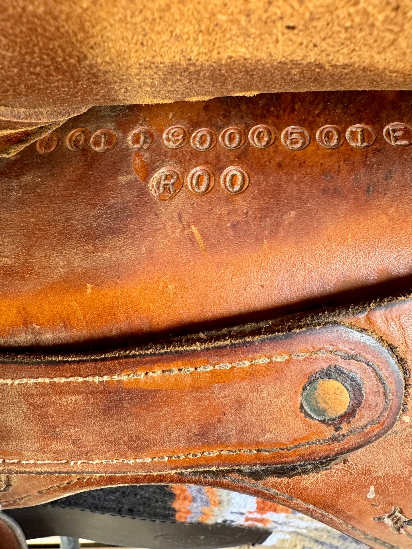 Roohide Cutting Saddle Used Saddle