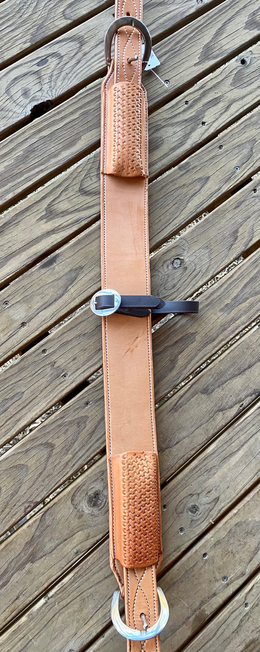 Basket weave rear cinch set up