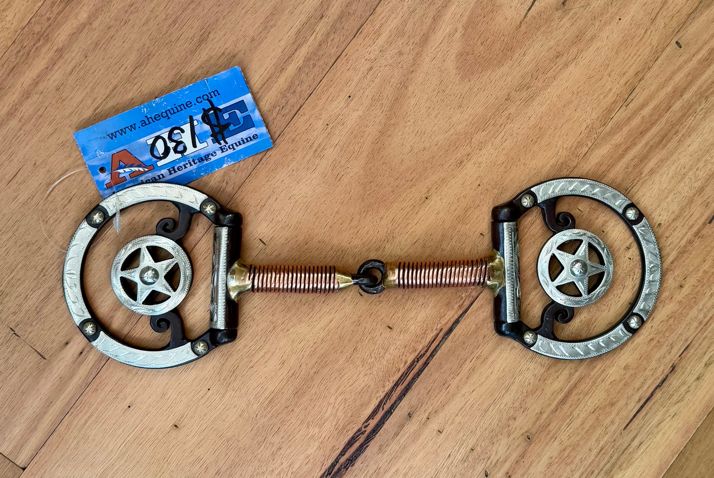 American Heritage Equine antique brown bit