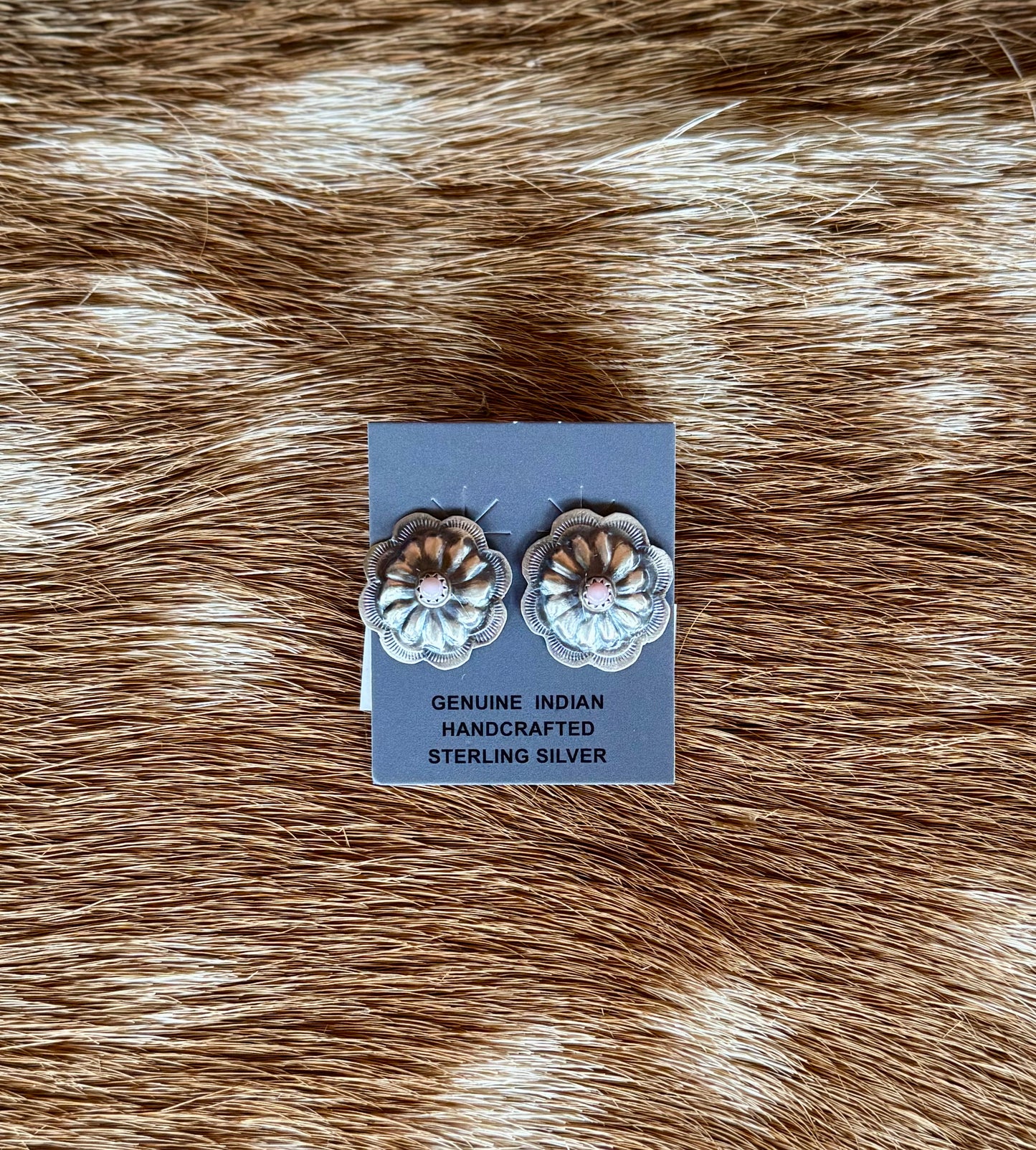 Navajo earrings by Joan & Ryan Begay