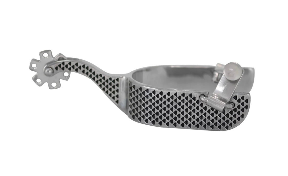 Cowboy Tack Black Rasp Spurs