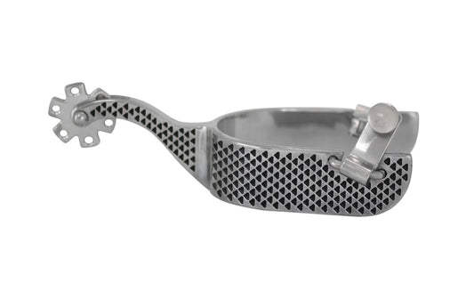 Cowboy Tack Black Rasp Spurs