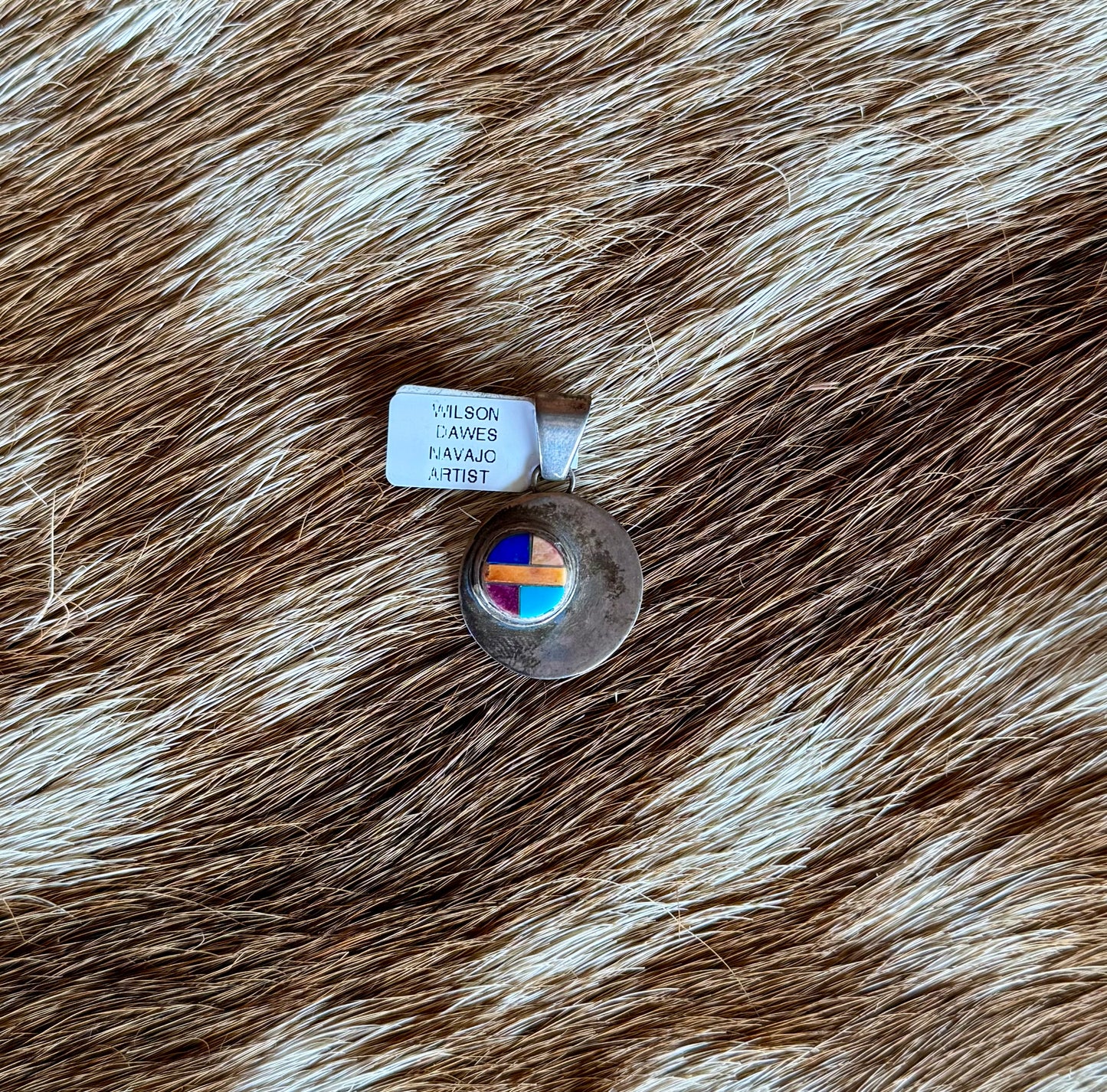 Navajo pendent by Wilson Dawes