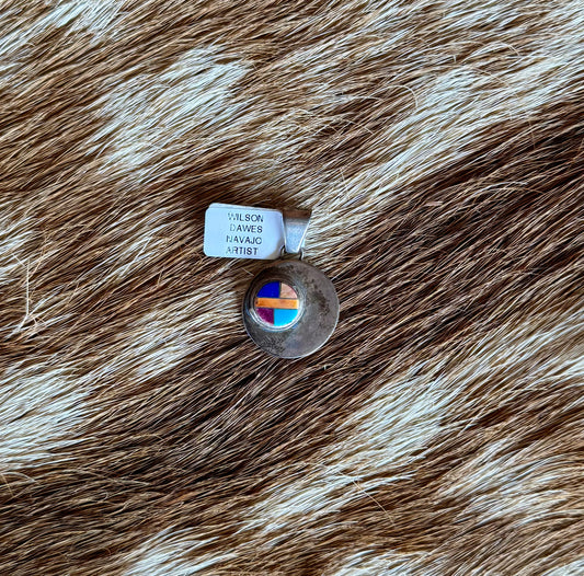 Navajo pendent by Wilson Dawes