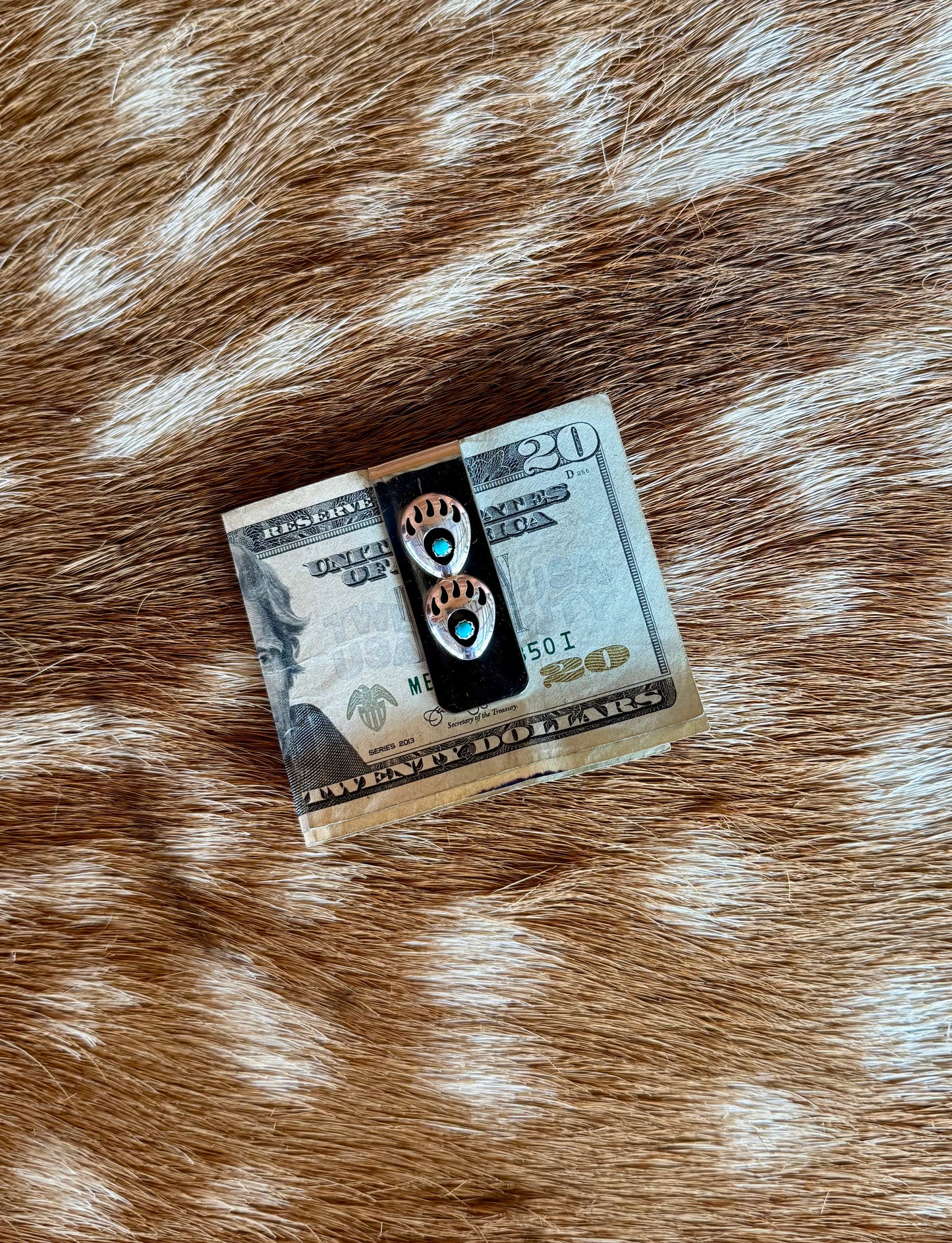 Navajo money clip by Cynthia John
