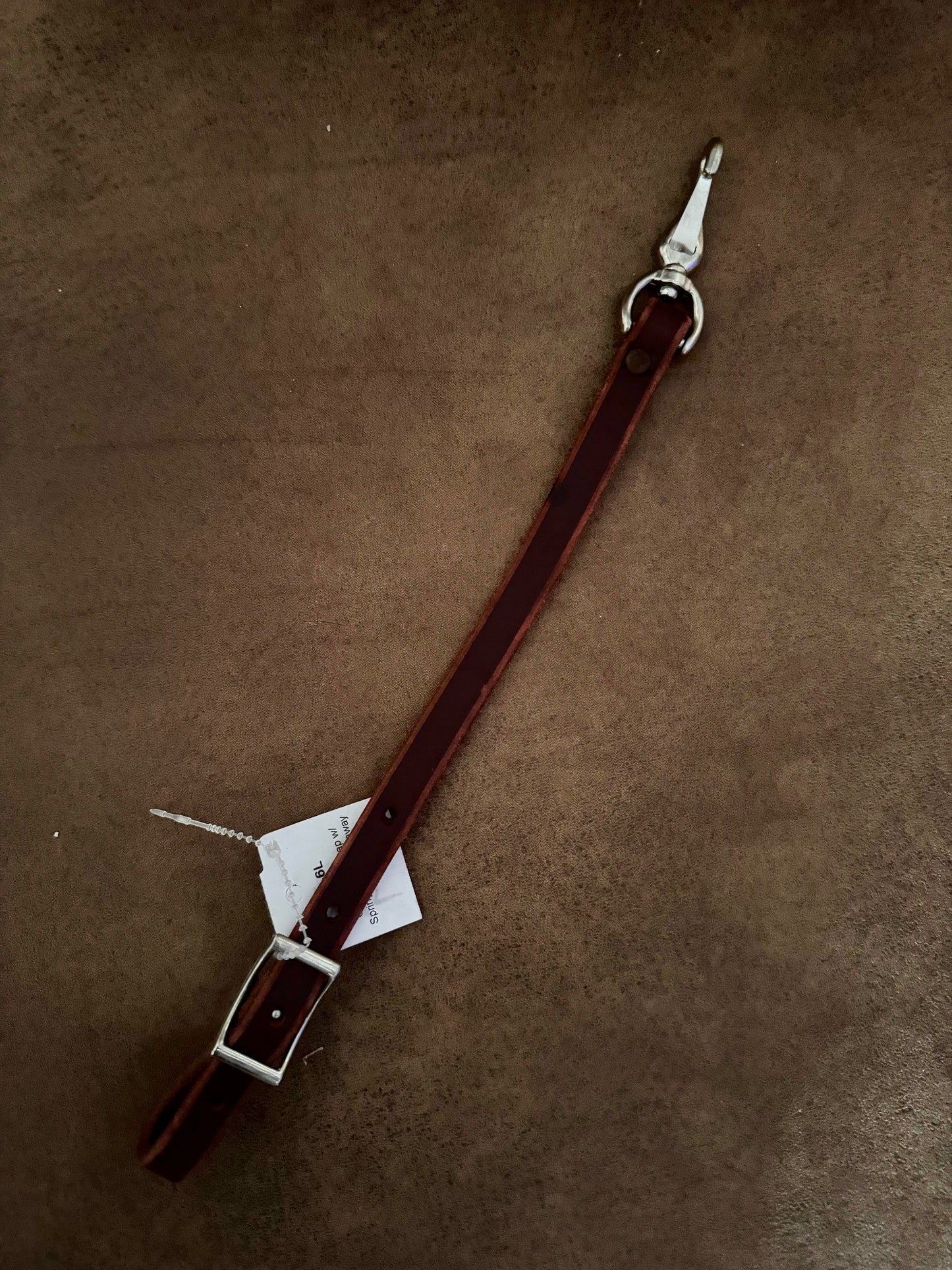Connector strap with spring snap and Conway