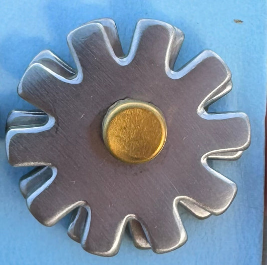 BRUSHED STAINLESS STEEL SPUR ROWELS