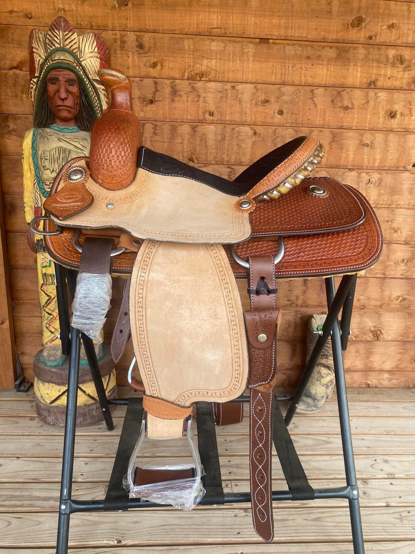 Rockin W Comanche Rope Saddle