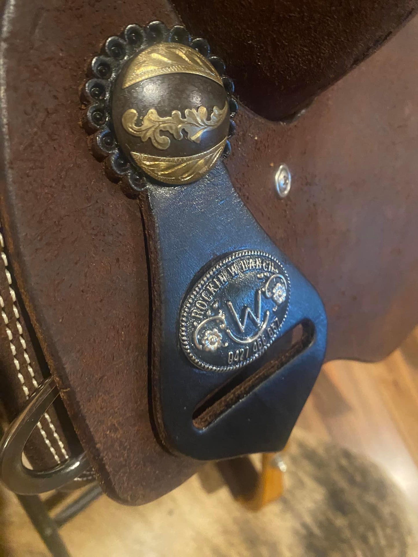 Rockin W Barrel Saddle