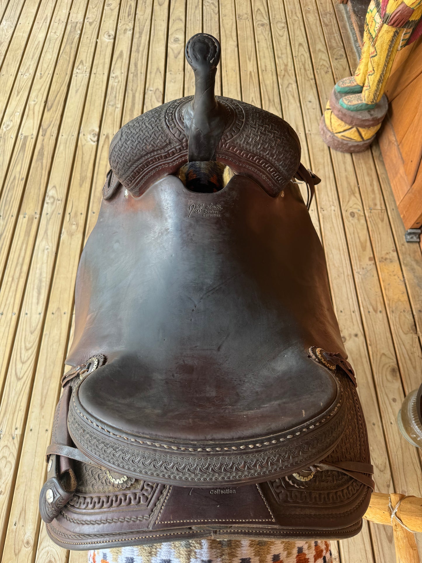 Jeff Smith Cowboys Collection Cutting Used Saddle