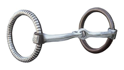 BOB AVILA O RING SNAFFLE WITH SILVER