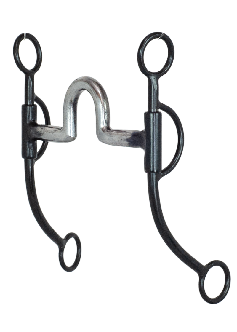 TYLER BLACK STEEL SHANK - HIGH PORT BIT