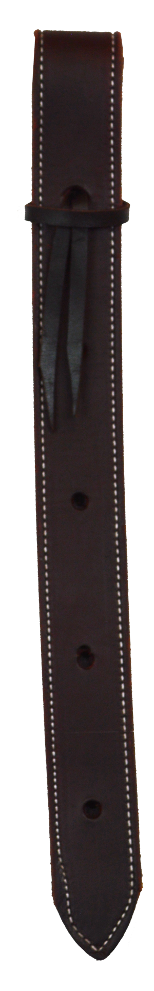 Stitched Latigo Leather Off Billet - Dark Oil - Made in the USA!