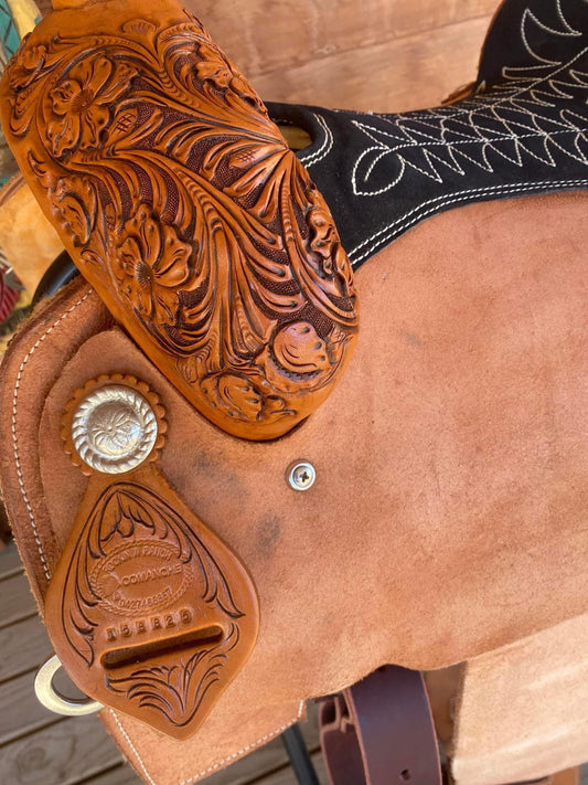 Rockin W Comanche Team Roping Saddle