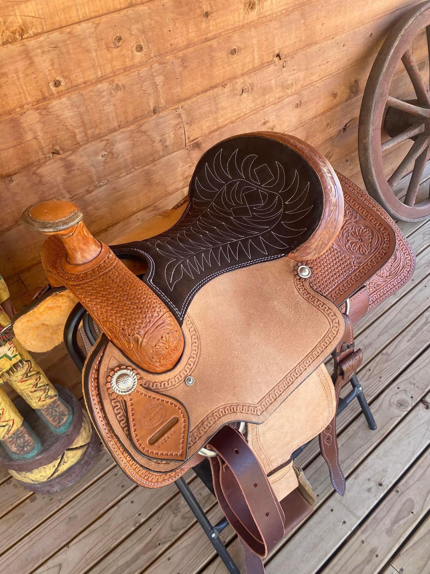 Rockin W Comanche Team Roping Saddle