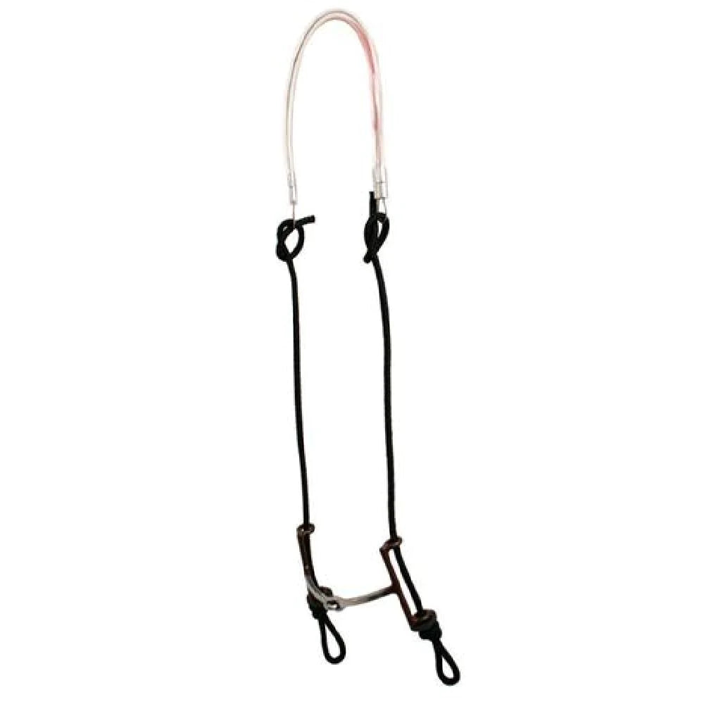 SLIDING GAG HEADSTALL SQUARE SNAFFLE BIT