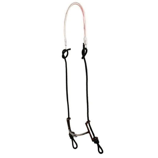 SLIDING GAG HEADSTALL SQUARE SNAFFLE BIT
