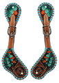LADIES CACTUS WHIP STITCH SPUR STRAPS