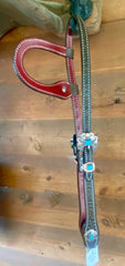 Arrow tooled one ear bridle