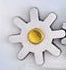 BRUSHED STAINLESS STEEL SPUR ROWELS