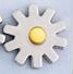 BRUSHED STAINLESS STEEL SPUR ROWELS