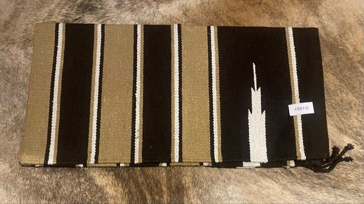 ASSORTED NAVAJO SADDLE SHOW BLANKET