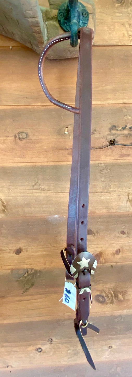 3/4” slip ear with single star buckle bridle
