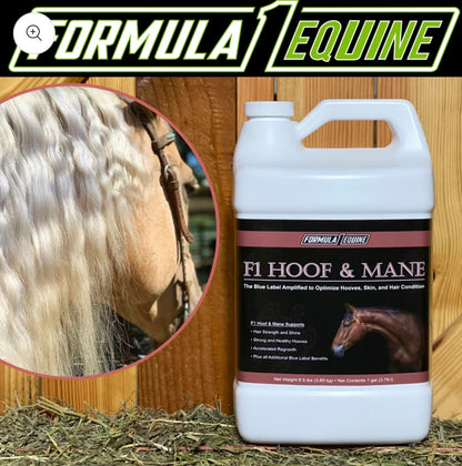 F1 Hoof and Mane: Horse Supplement for Hooves, Skin, and Hair 3.85kgs