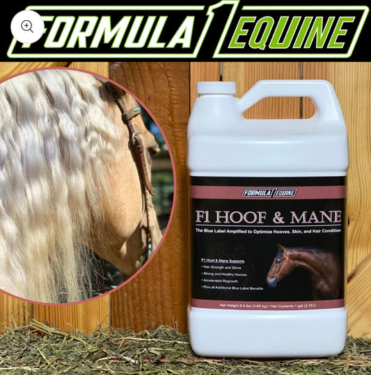 F1 Hoof and Mane: Horse Supplement for Hooves, Skin, and Hair 3.85kgs