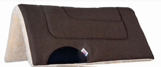 BRUSHED DENIM PONY SADDLE PAD