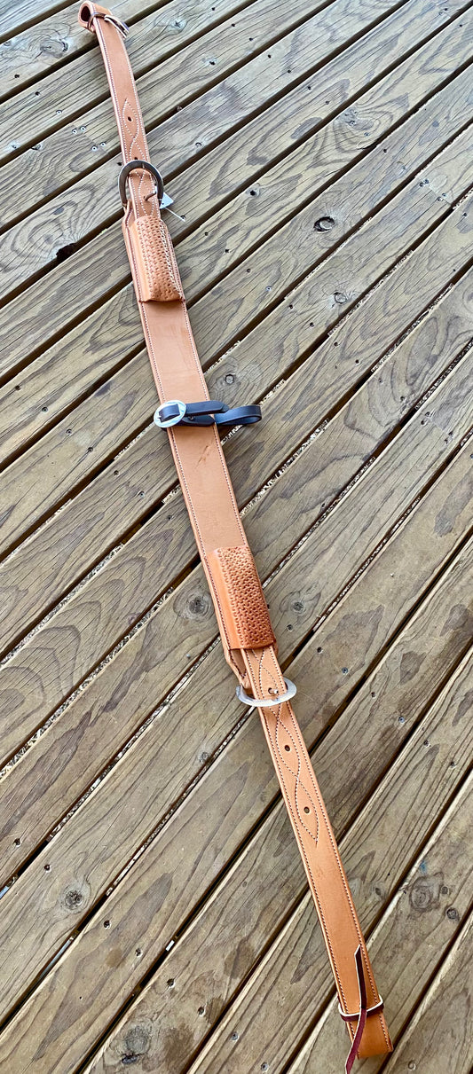 Basket weave rear cinch set up