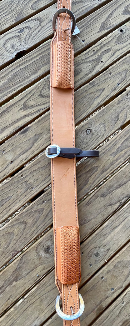 Basket weave rear cinch set up