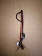 3/4” Slip Ear Bridle with Single Antique Copper Sunflower Buckle