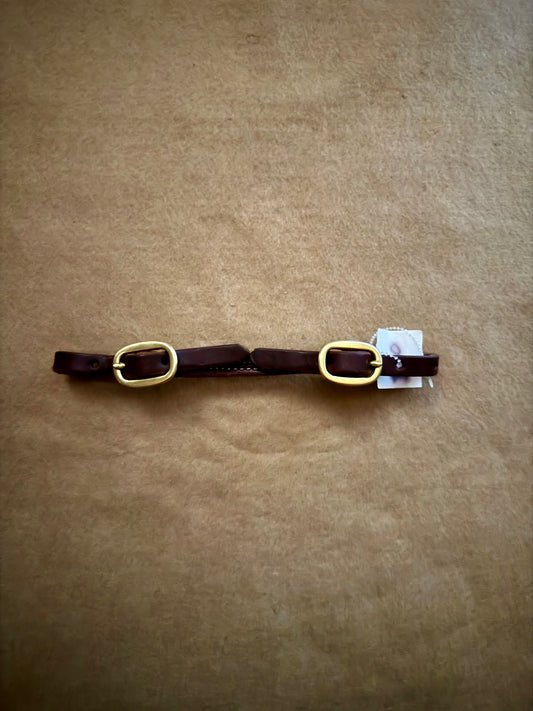 Oiled Double Stitched Curb Strap