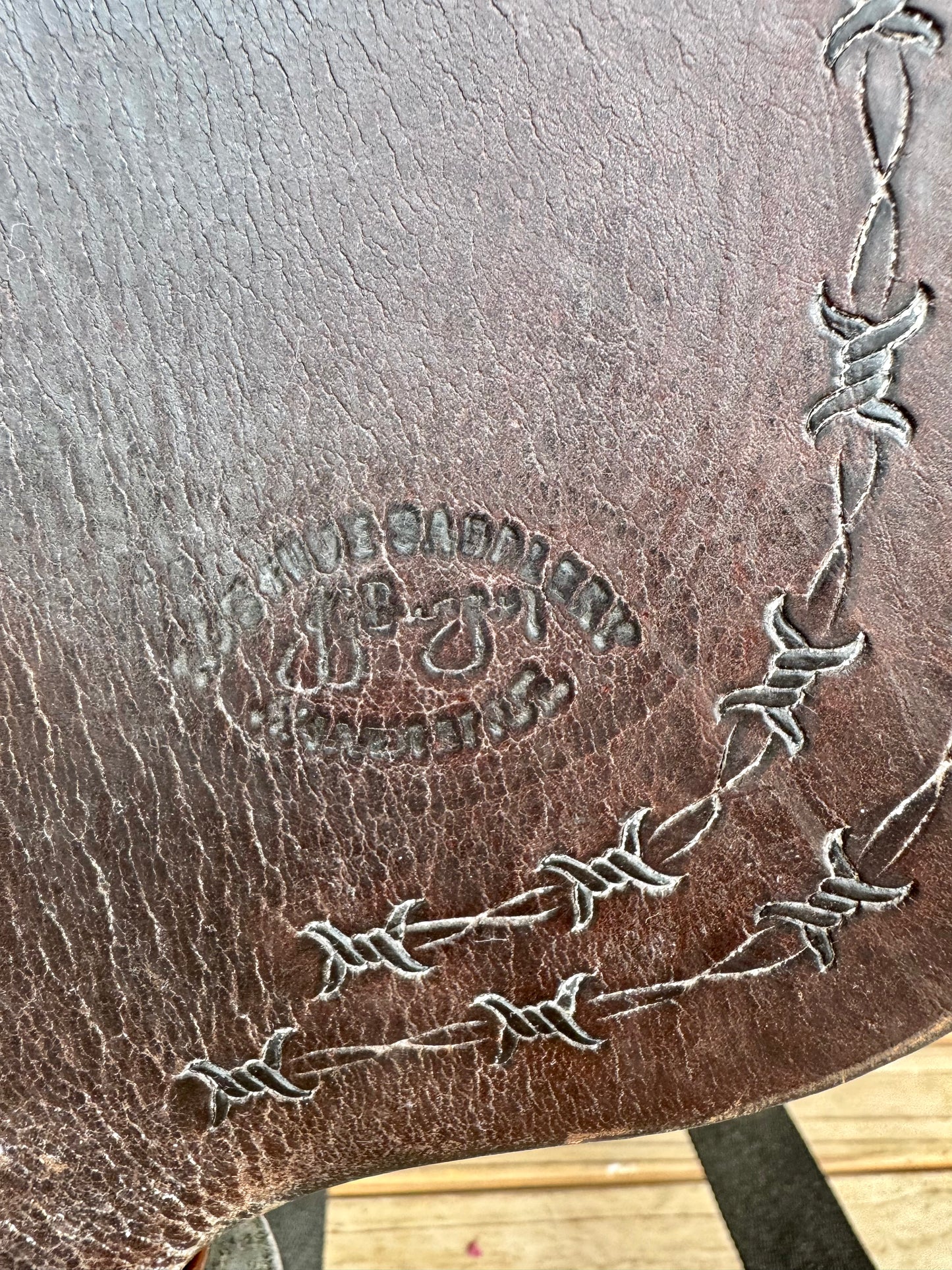 Roohide Cutting Saddle Used Saddle