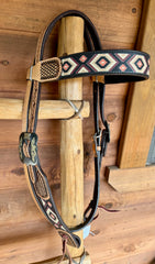 Southwest Design browband floral buckle