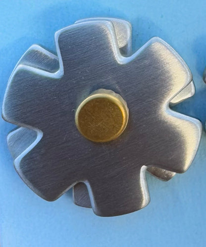 BRUSHED STAINLESS STEEL SPUR ROWELS