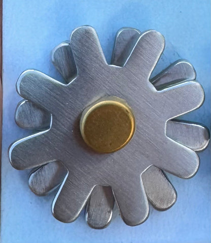 BRUSHED STAINLESS STEEL SPUR ROWELS