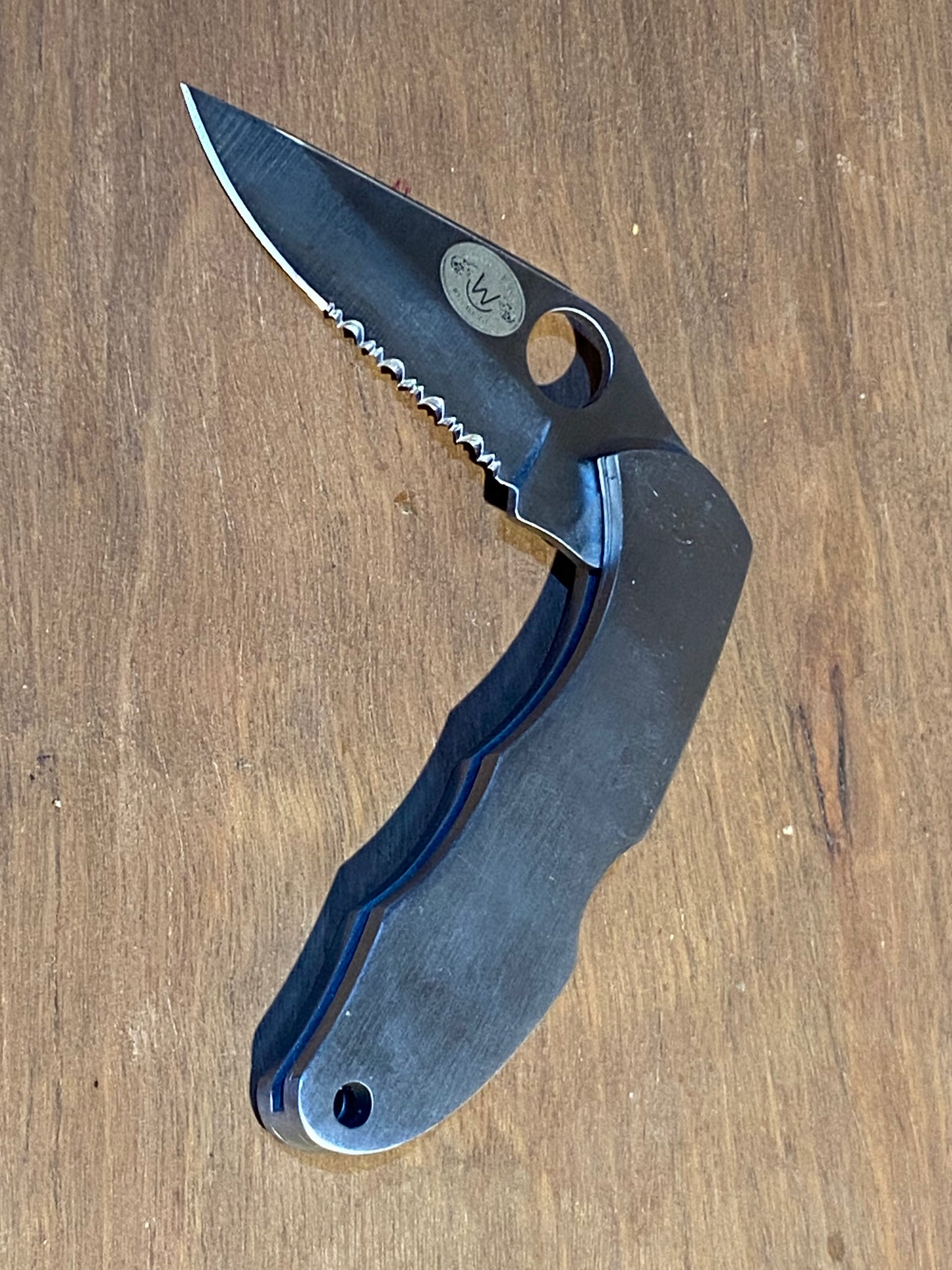 Rockin W Stainless Steal Rope Knife