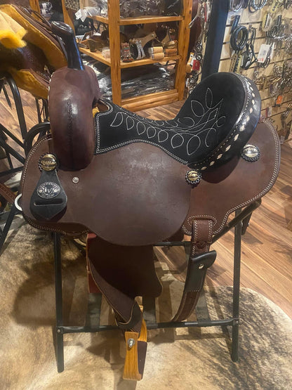 Rockin W Barrel Saddle