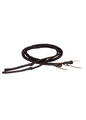 FLAT + ROUND BRAIDED LEATHER SPLIT REINS