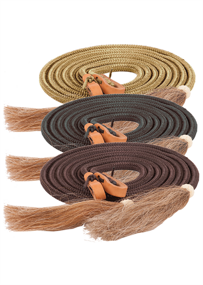 Mustang braided split reins