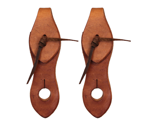 HARNESS LEATHER SLOBBER STRAP - LEATHER TIES