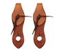 HARNESS LEATHER SLOBBER STRAP - LEATHER TIES
