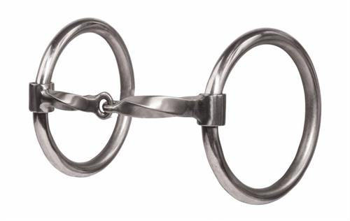 EQUISENTIAL - SLOW TWIST O-RING SNAFFLE BIT