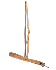 BASKETWEAVE LEATHER TIE DOWN NOSE BAND